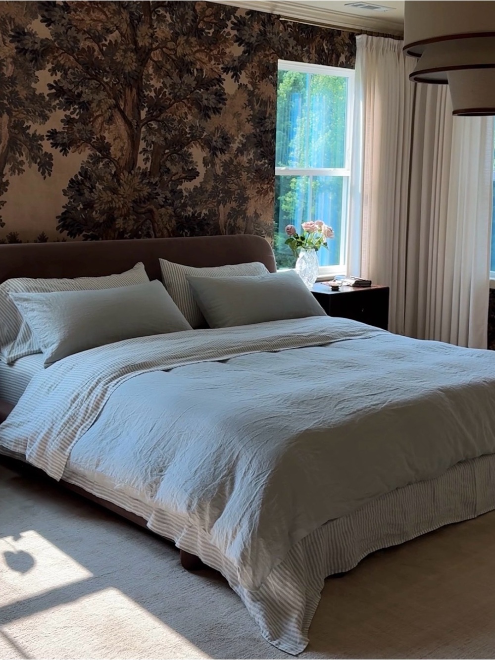 Quince European Linen Duvet Cover Set in Mist - King / Cal King